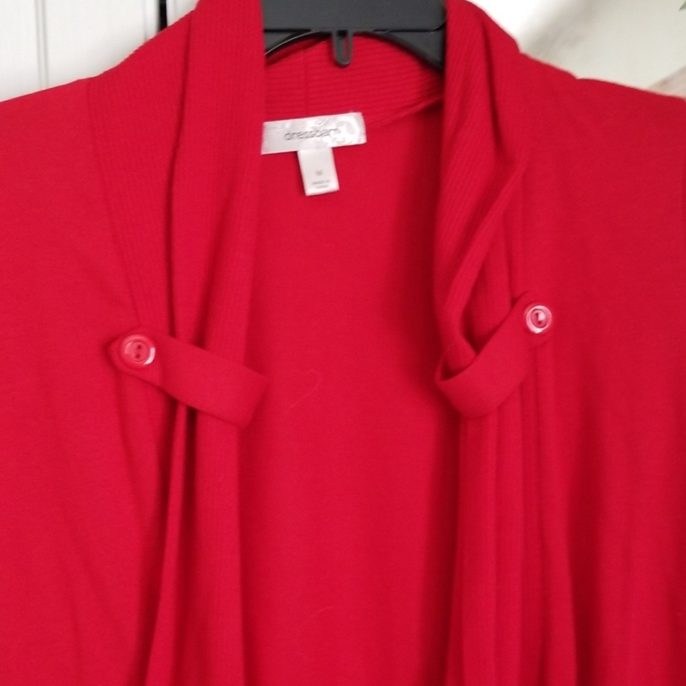 Red lite weight sweater